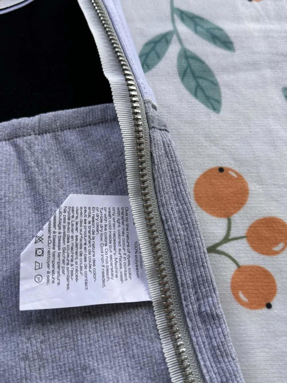 Alexander Wang Gray Corduroy Mini Skirt With Side Zipper - Picture 4 of 8